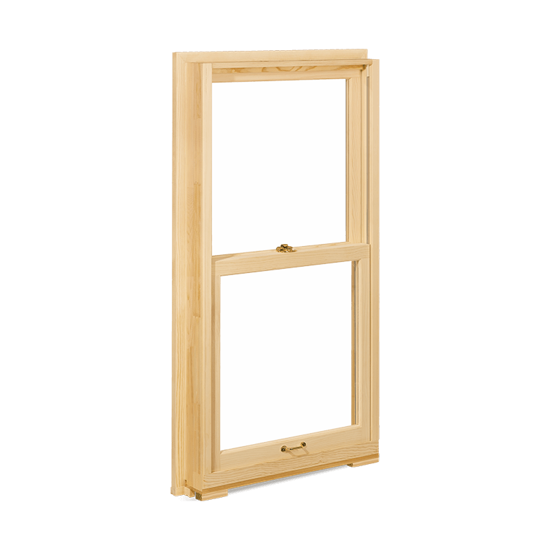 Signature Ultimate Wood Single Hung Interior View In Pine