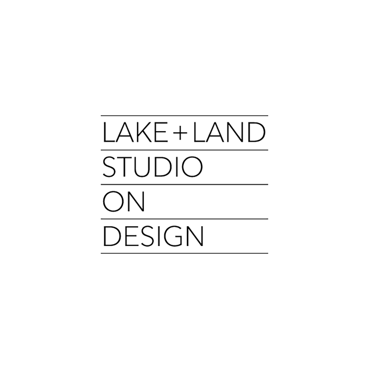 Lake+Land Studio On Design logo