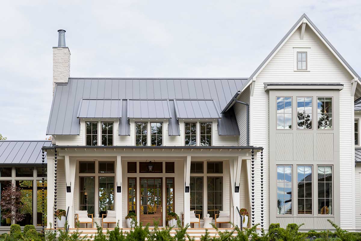 The 2023 Southern Living Idea House in Nashville, TN, featuring Marvin Elevate windows and Ultimate doors.