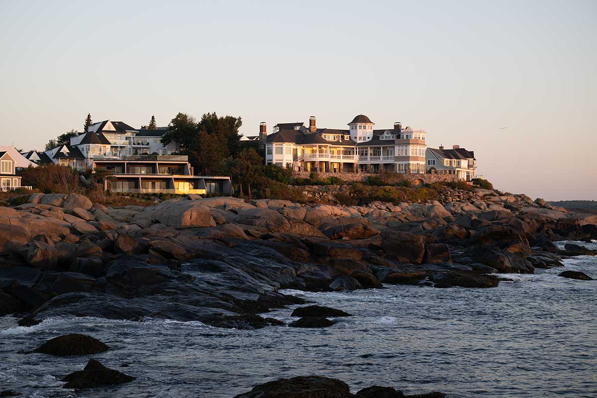 The Viewpoint Hotel in York Maine on the Atlantic Ocean.