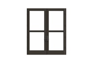 Exterior product shot of Marvin Signature Coastline Outswing French Door with Bronze Finish